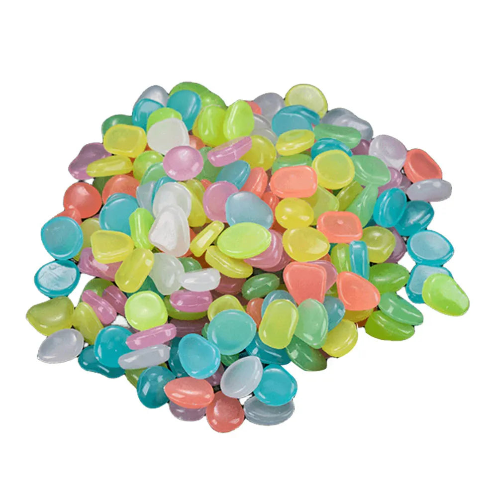Garden Glow In The Dark Pebbles Stones For Yard And Walkways
