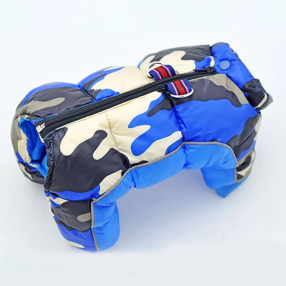 Full-body Small Dog Coat Warmer Jacket