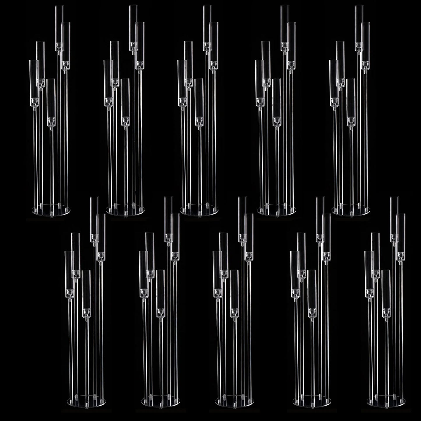 Acrylic 5 Arm Candelabra