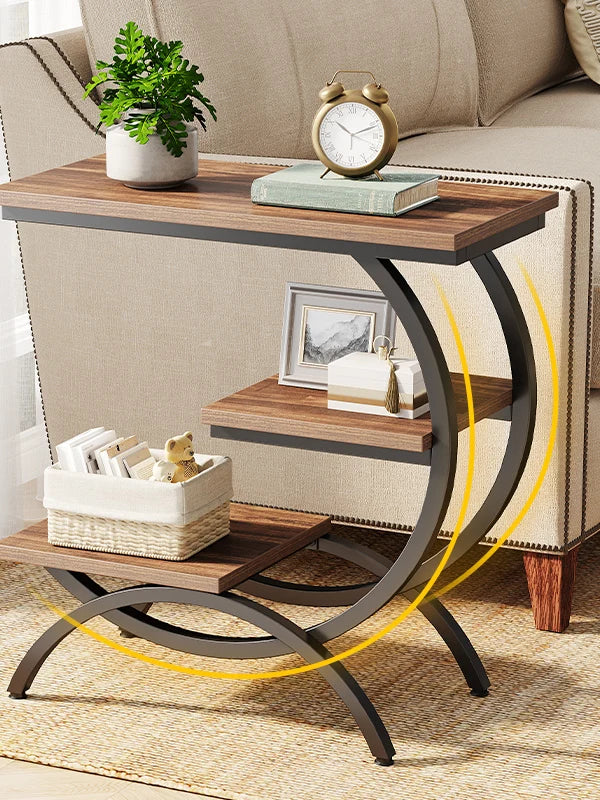 C-Shaped End Table
