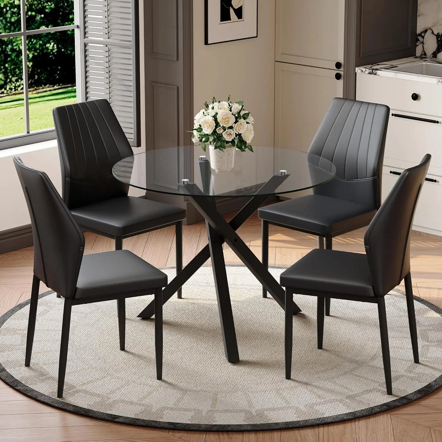 Round Dining Table Set