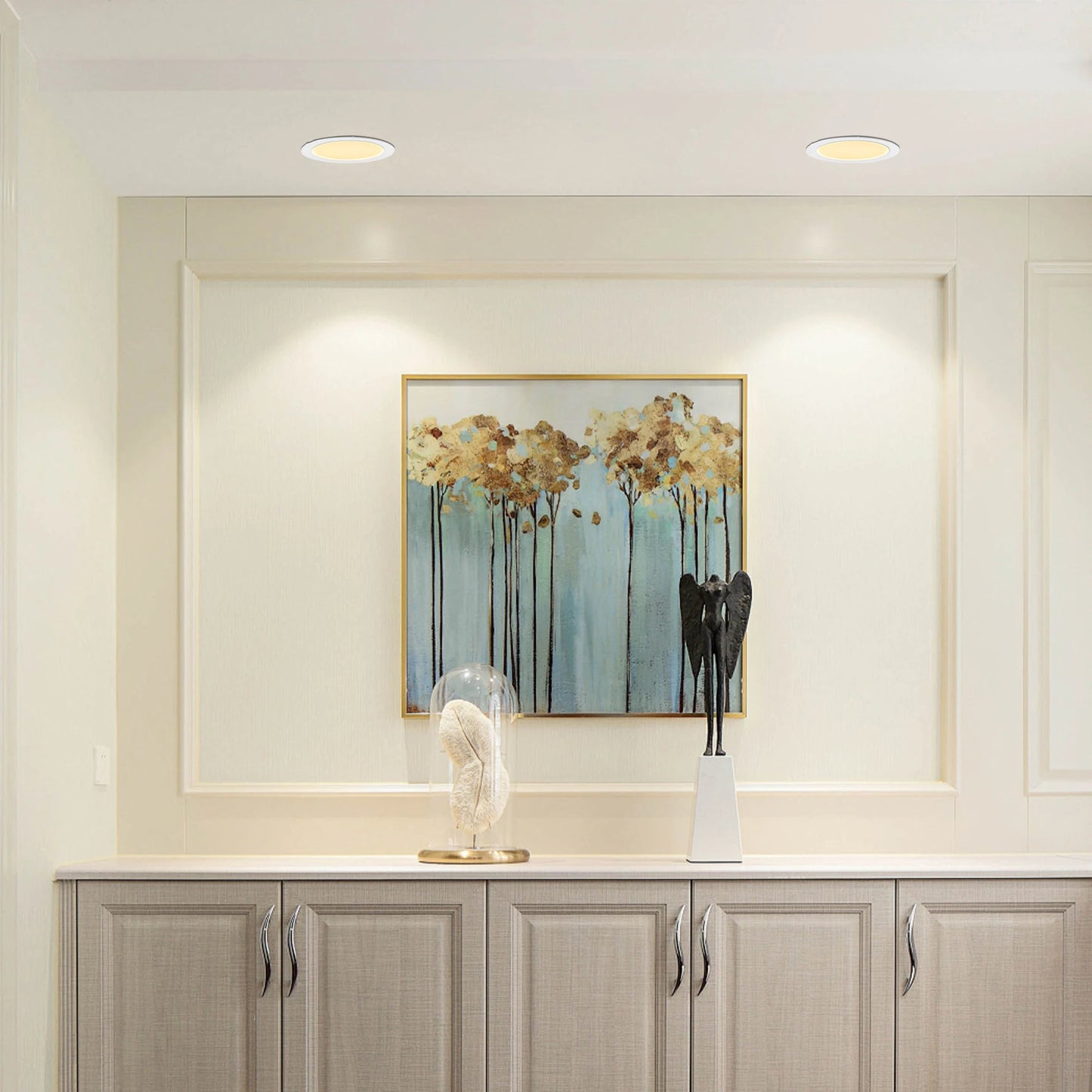 Recessed Lights with Dimmable Downlights