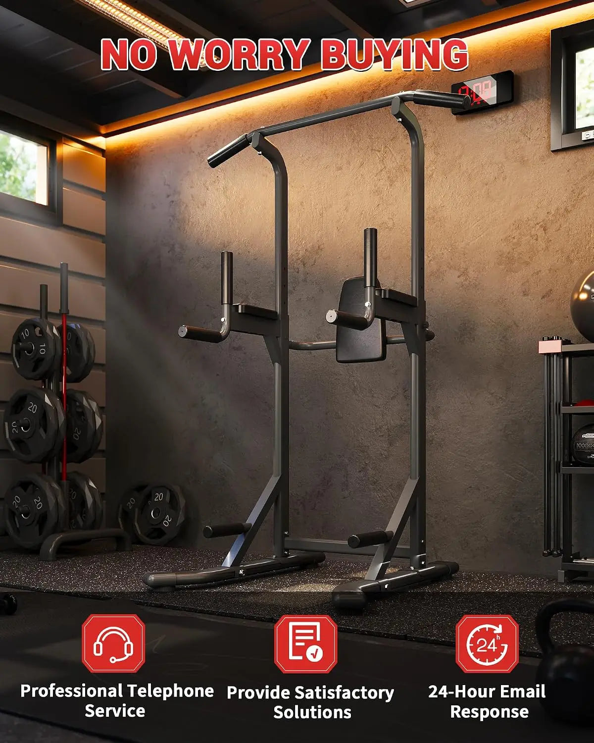 Heavy Duty Adjustable Pull Up Station