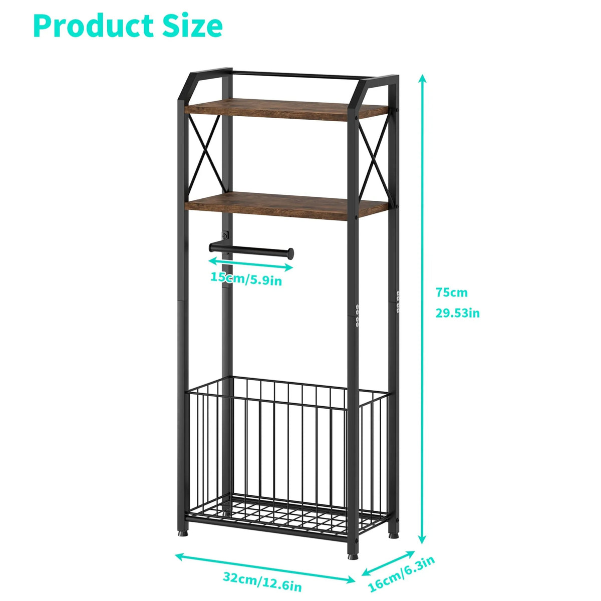Freestanding Tissue Rack