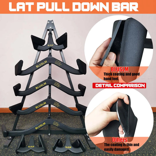 Home Gym Pull Down Cable Machine Attachments Bar System