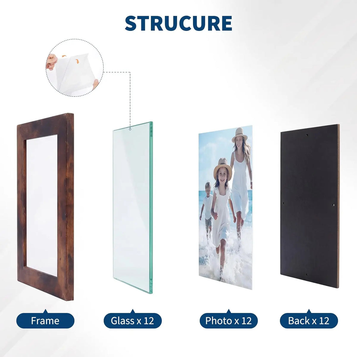 Collage Picture Frame Wall Decor Set