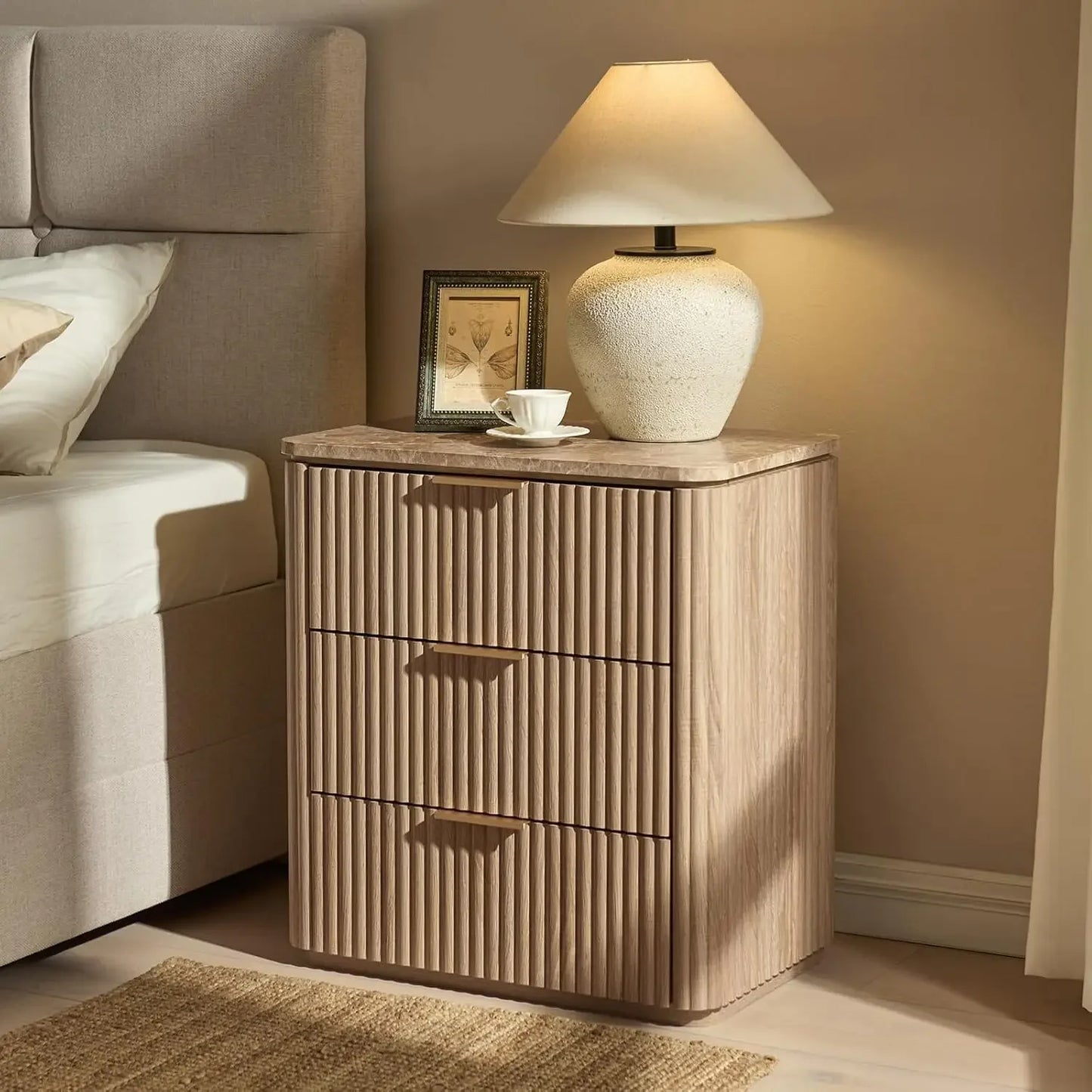 Nightstands - Faux Marble Top