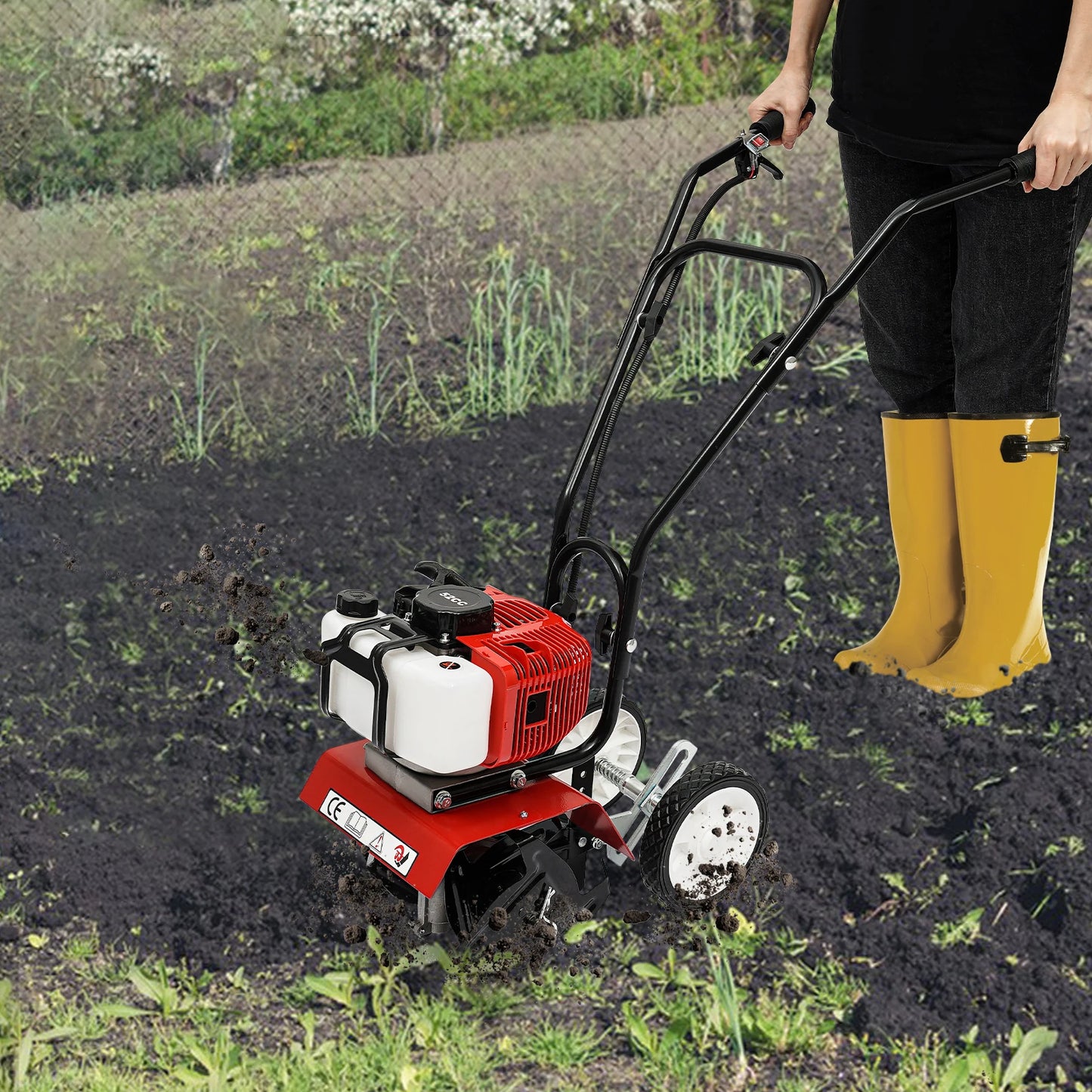 Air-Cooled  Gasoline Engine Plowing Tilling Weeding Excavator