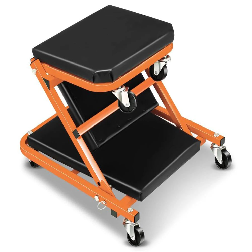Automotive Mechanic Repair Under Car Rolling Creeper Seat