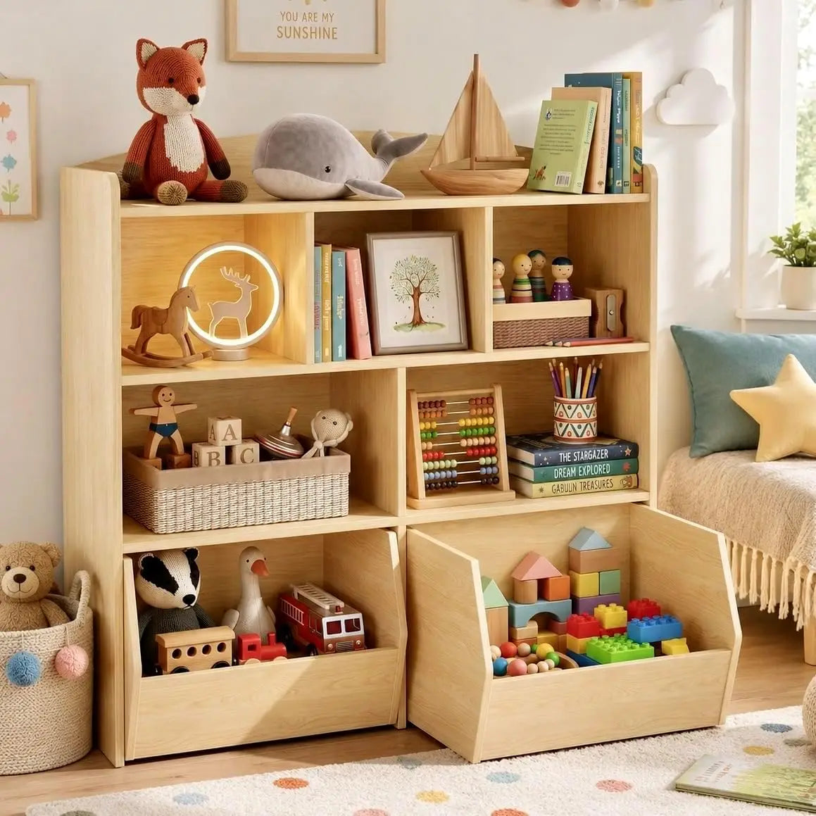 Toy Storage Organizer With Storage