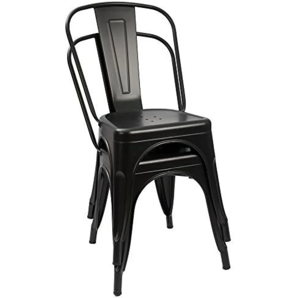 Furmax Metal Stackable Classic Trattoria Chair