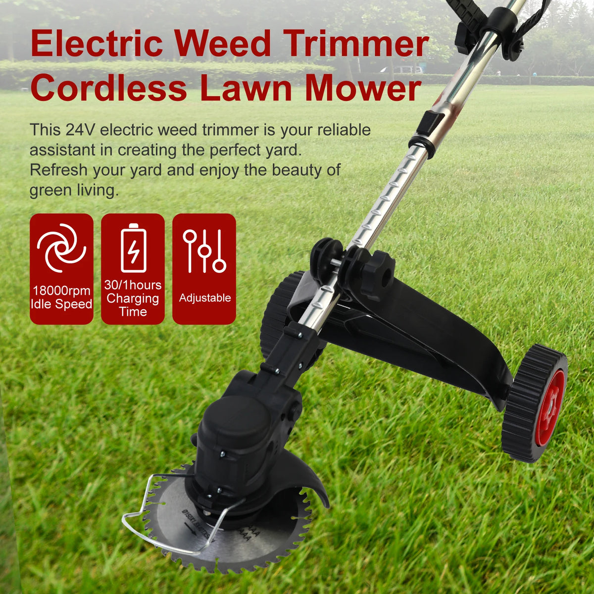 Cordless Weed Wacker Trimmer