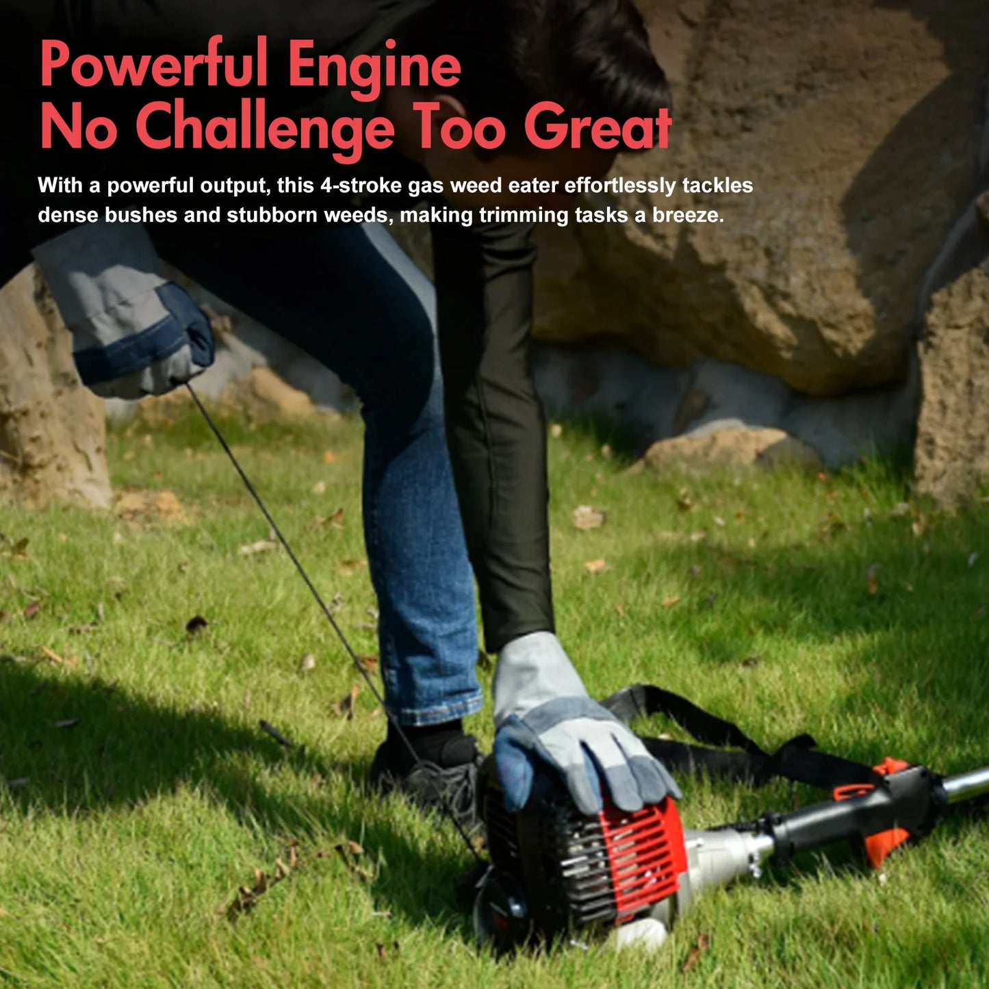 Gas Cordless Weed Wacker Light High-Power