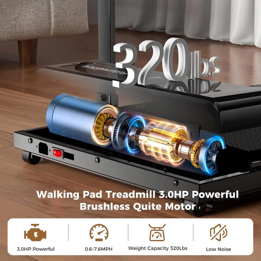 Treadmill With Handle