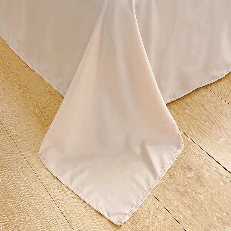 Simple Striped Duvet Cover and Four Piece Bed Sheet Set