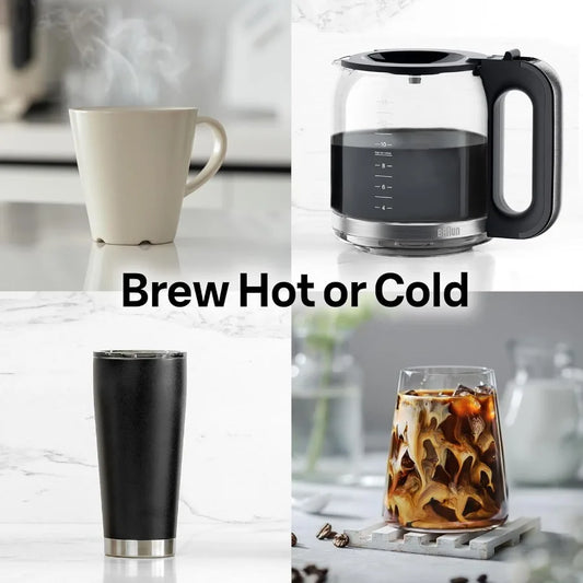 PureFlavor Coffee Maker with Fast Brew Speed and Touch Display