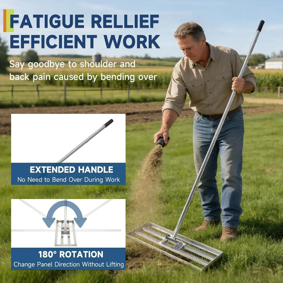 Lawn Leveling Rake