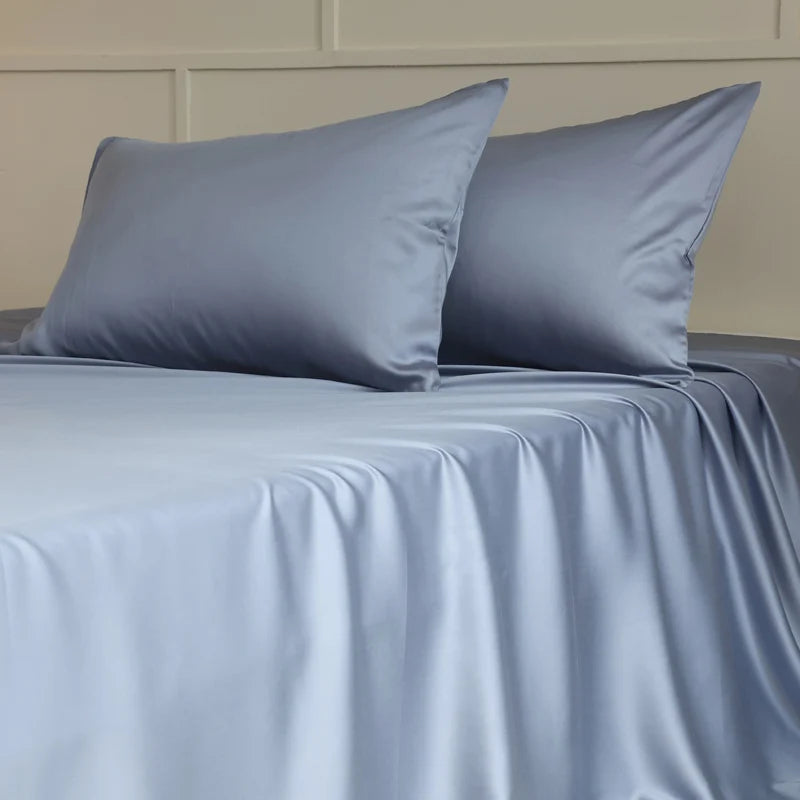 Silky Bedding Set Luxury Fitted Sheet