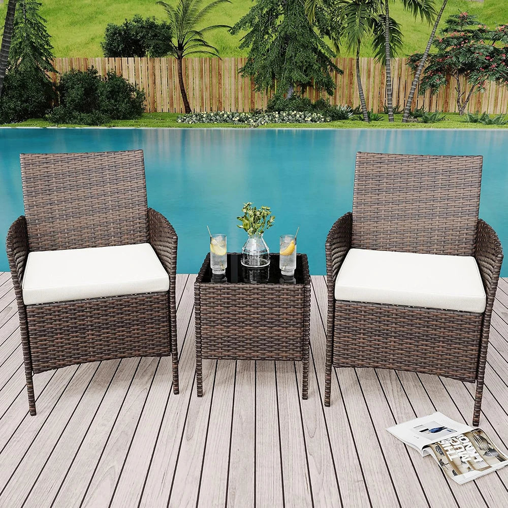 All-Weather Rattan Wicker Patio Sofa Set