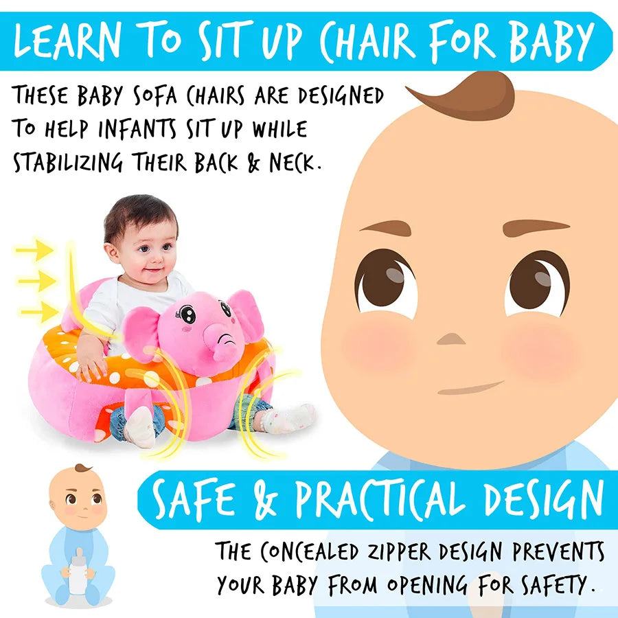 Baby Infant Sofa Learning to Sit Seat Feeding Chair
