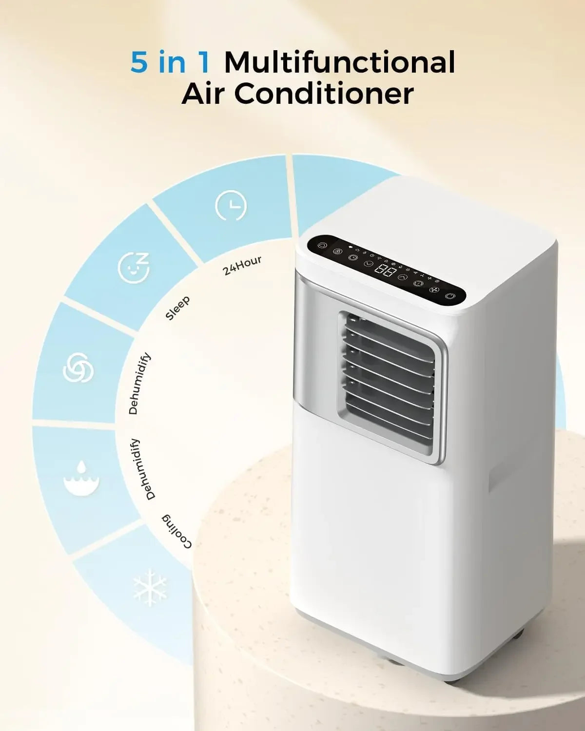 Portable-Air-Conditioner - 5 in 1 Wifi Smart Air Conditioner