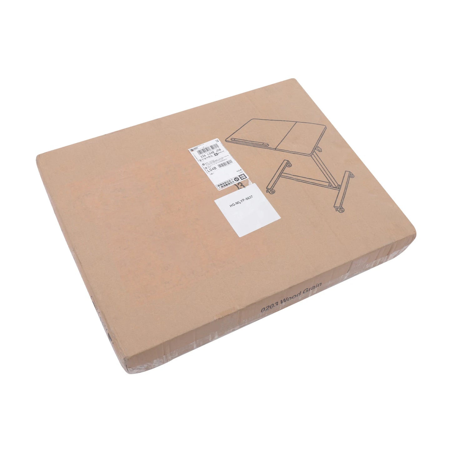 Computer Desk with Wheels Sofa Side Table Split Top Tilting Bedside Bed Table