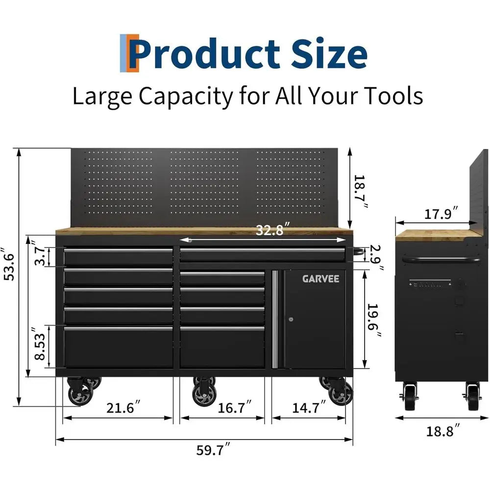 Heavy Duty Workbench & Rolling Tool Chest