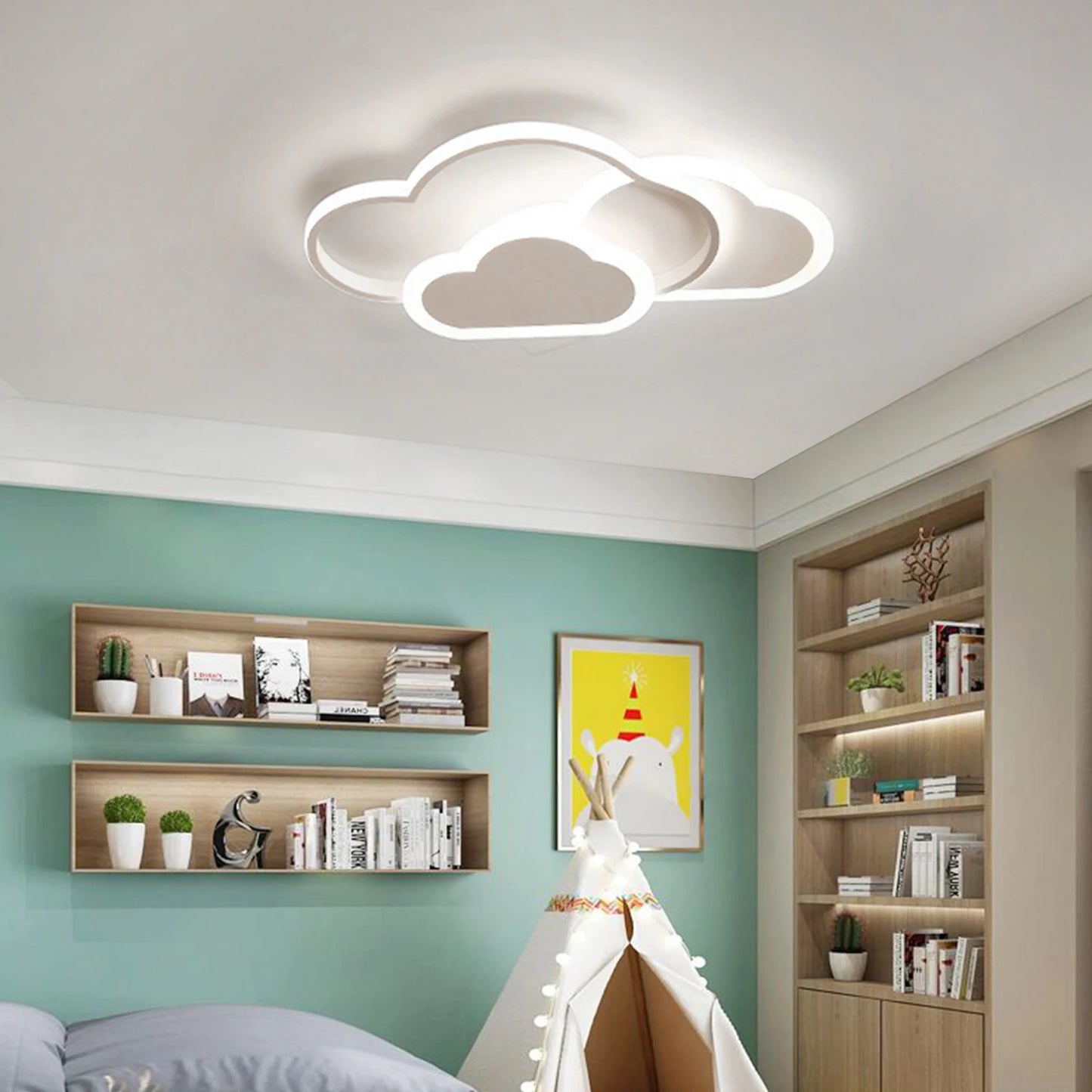 Modern Acrylic LED Creative Cloud Ceiling Light