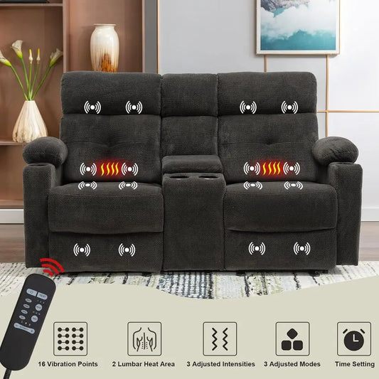 Power Reclining Loveseat with Ottoman