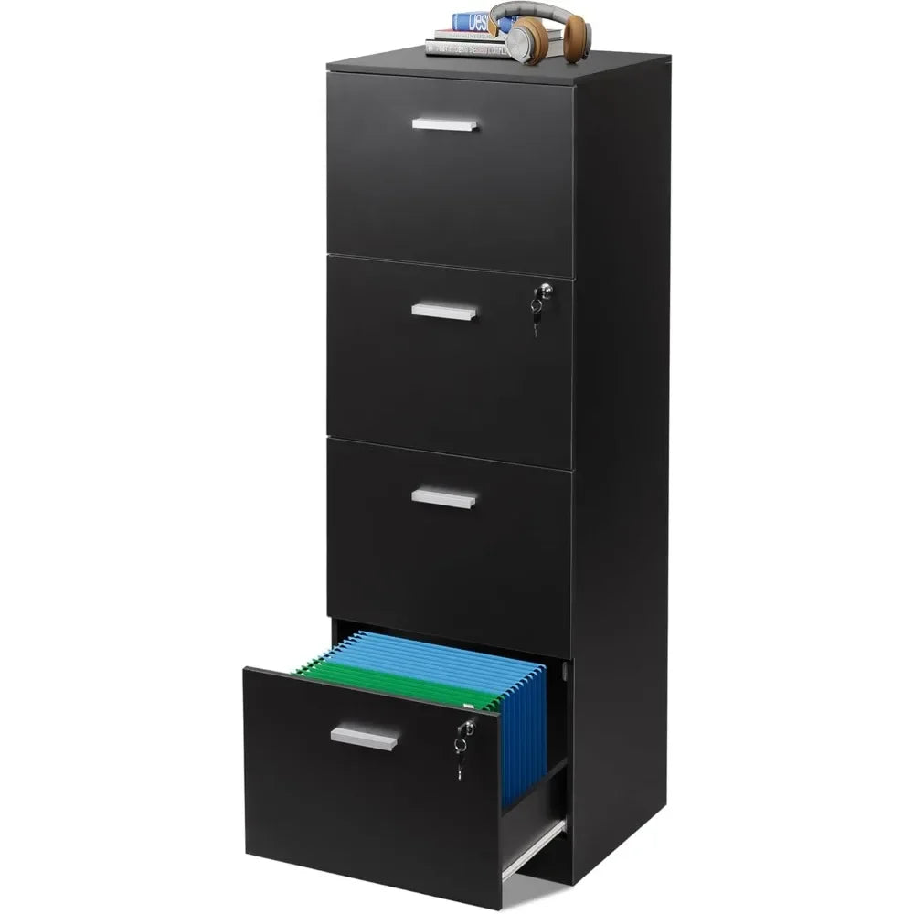 Vertical Filing Cabinet with Lock