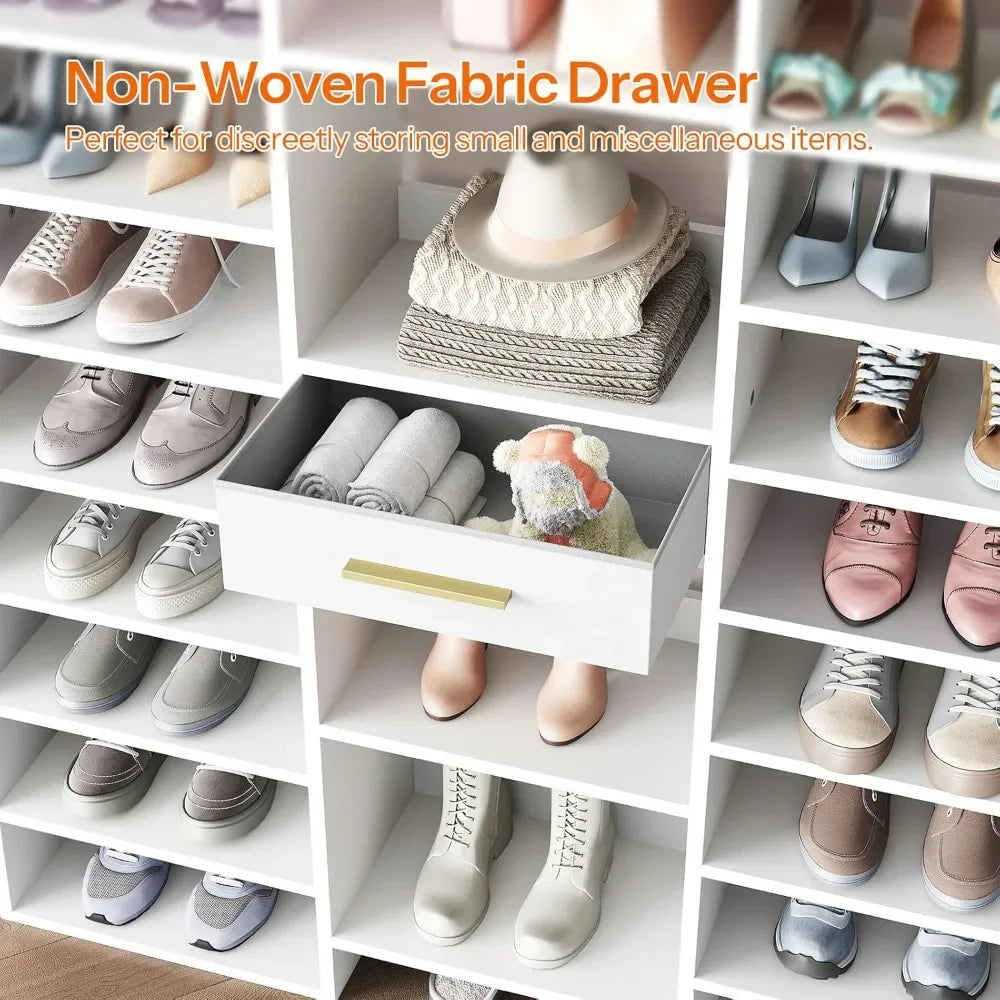 Shoe Rack - Wooden Shoe Storage Organizer