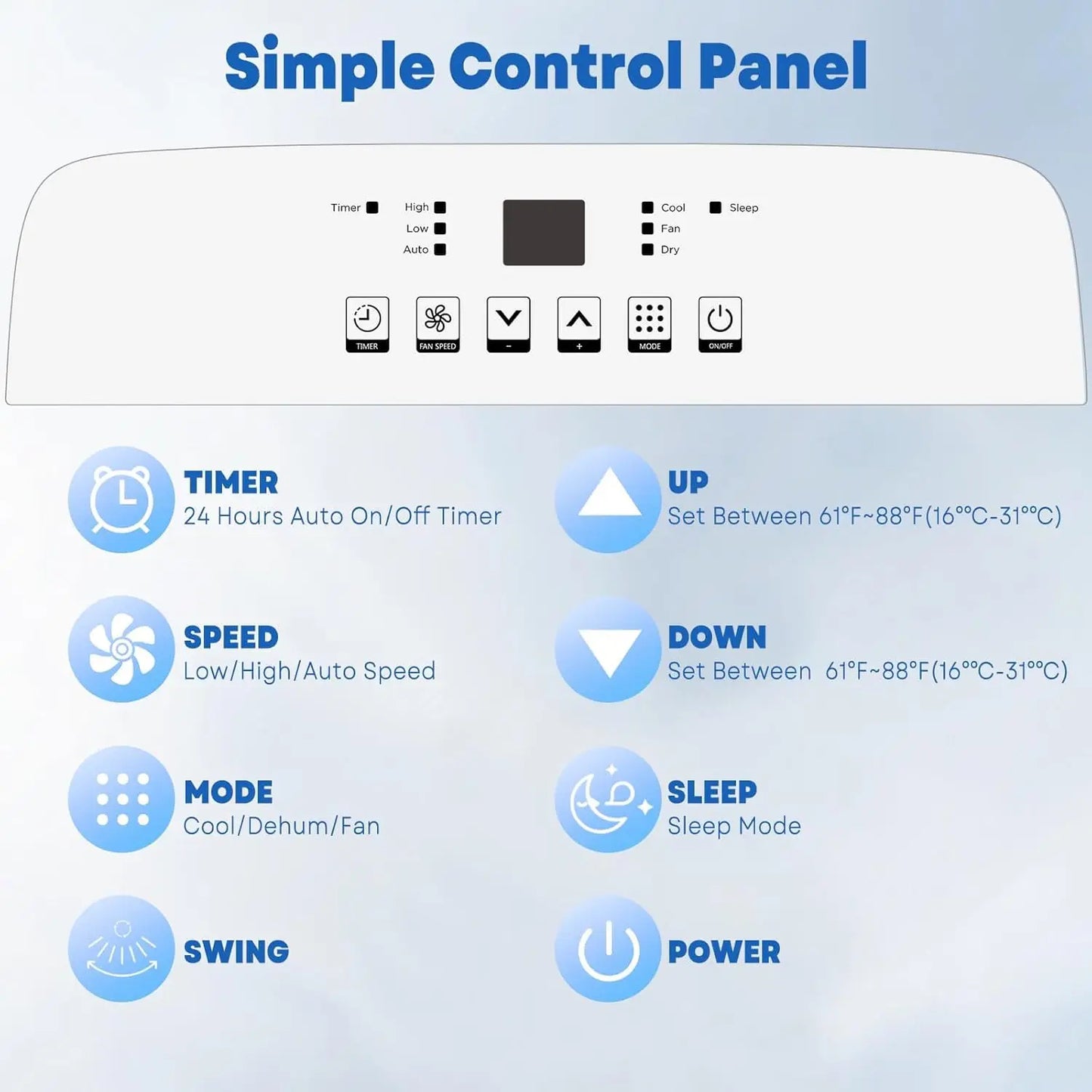 3-In-1 Cooling Portable Air Conditioner