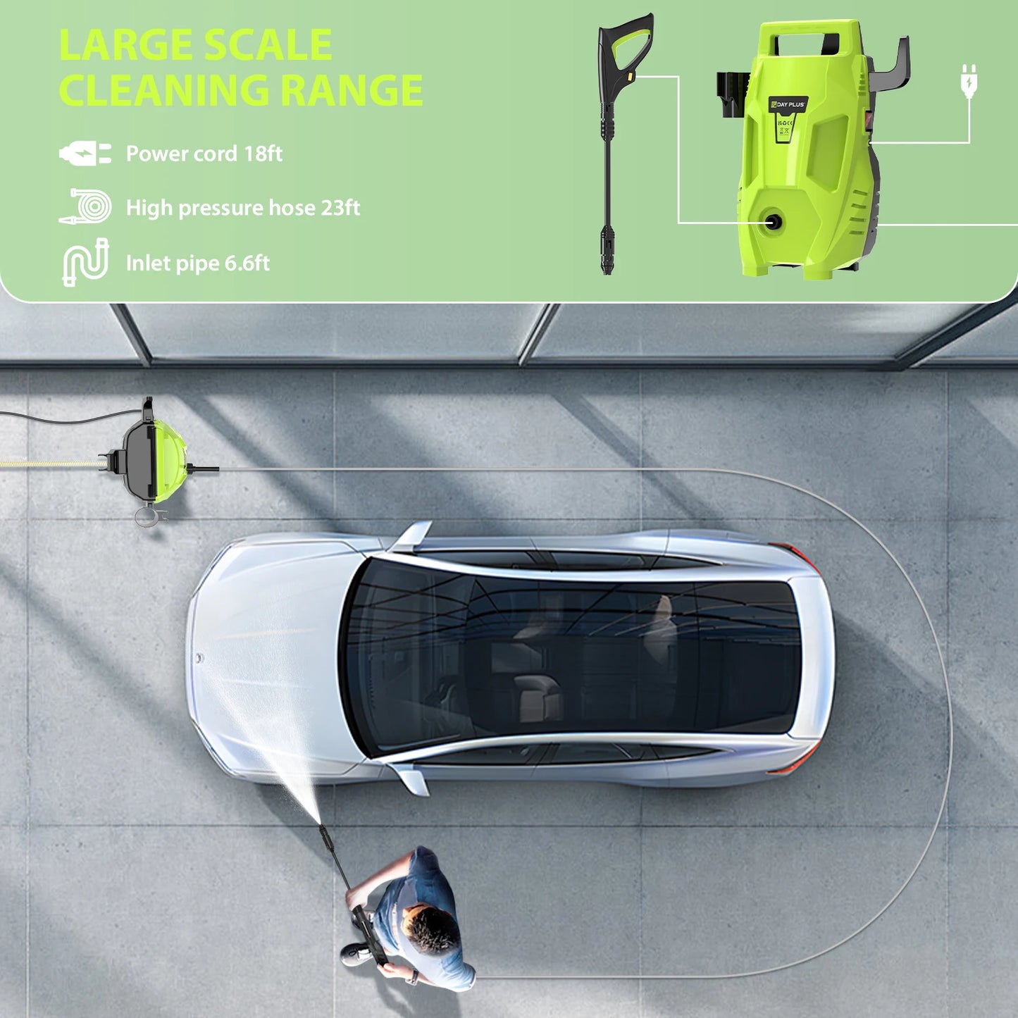 High Pressure Washer Portable Electric Jet Washer