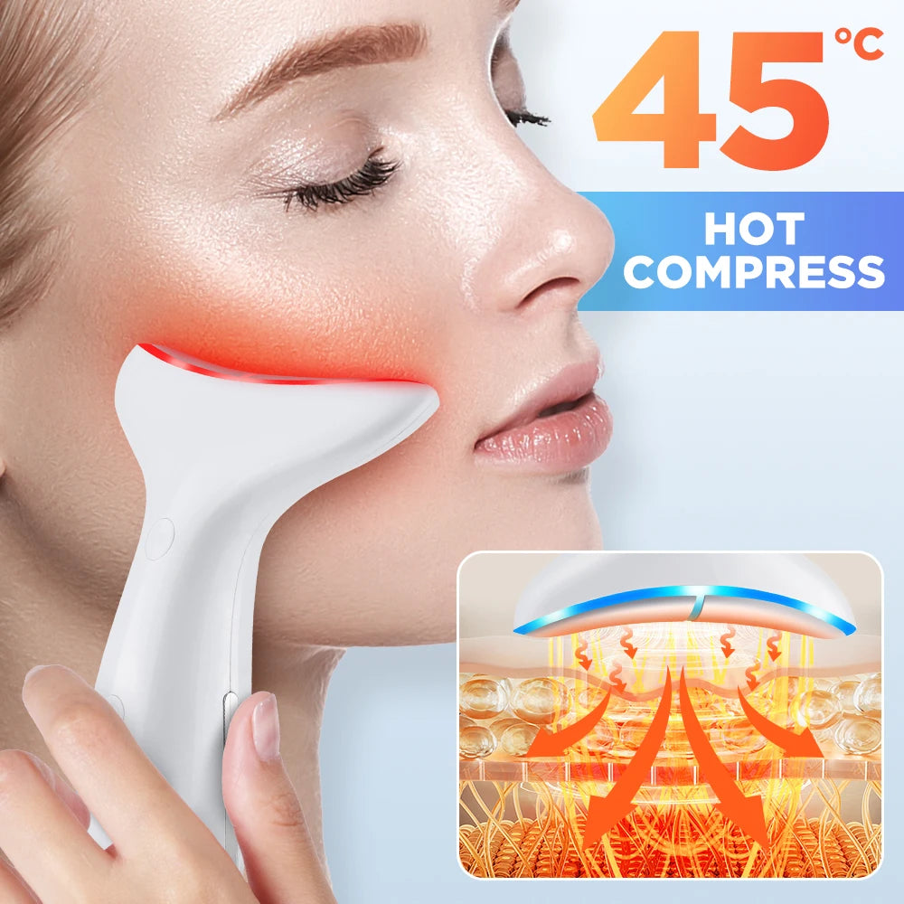 3 Massage Modes Micro-current Neck Beauty Device Face Lifting
