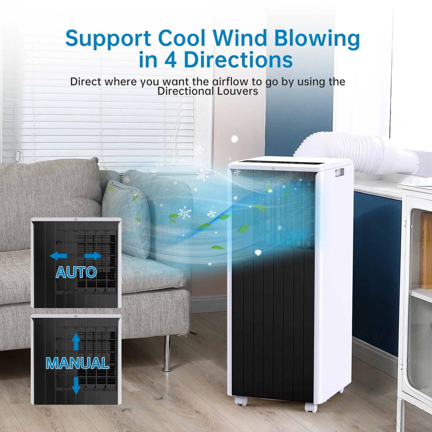Portable Air Conditioner, Low noise, Quick installation