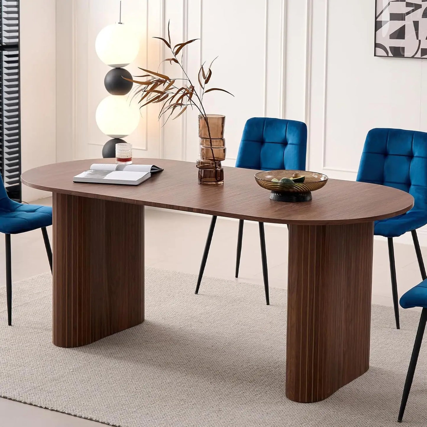 Oval Dinner Table (Only Table),