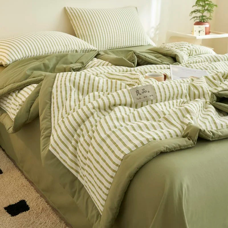 Cotton Air Striped Summer Quilt