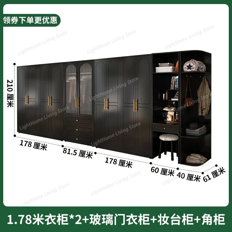 Multilayer Open Closets Wardrobe