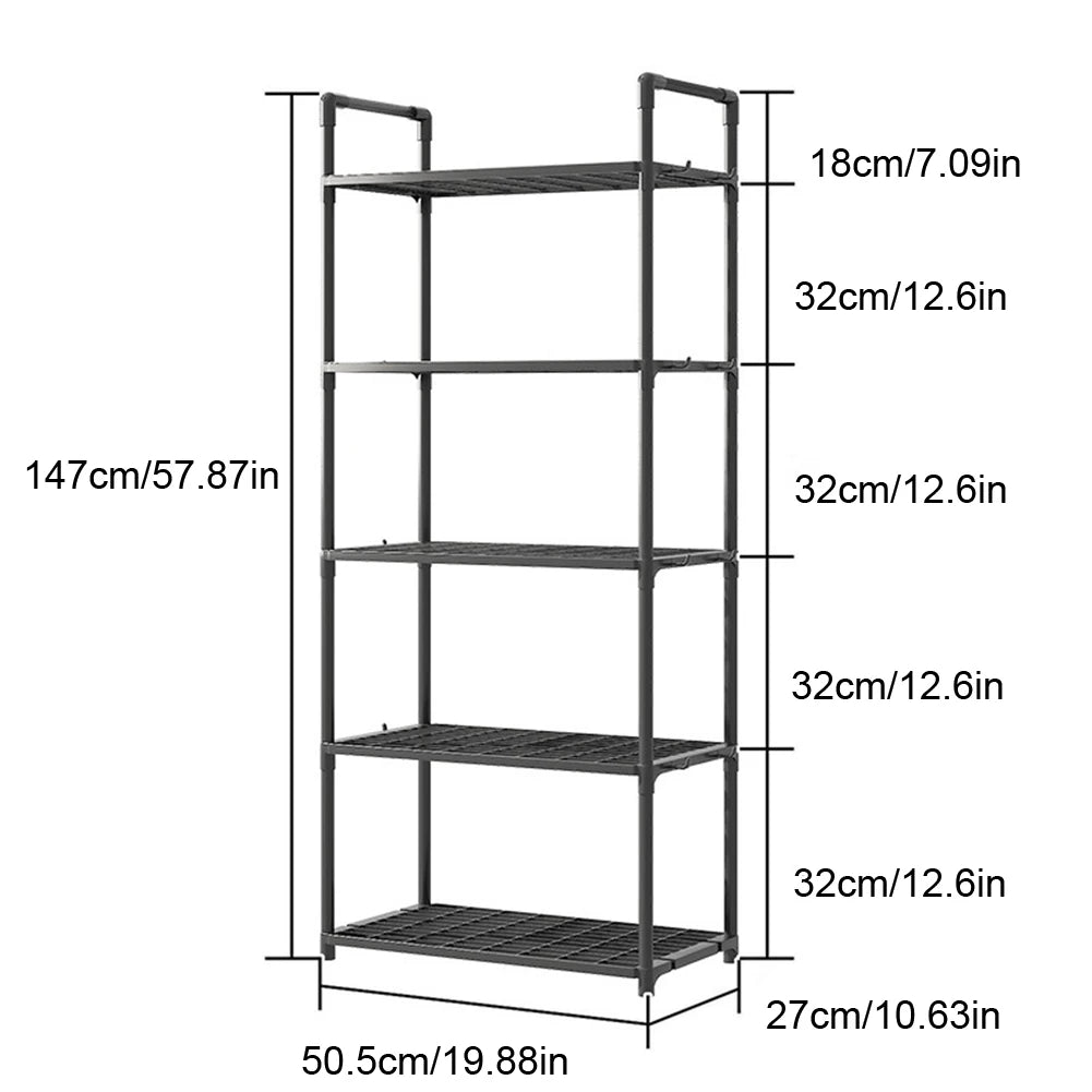 Kitchen Pantry Shelving Unit Heavy Duty Storage Shelf