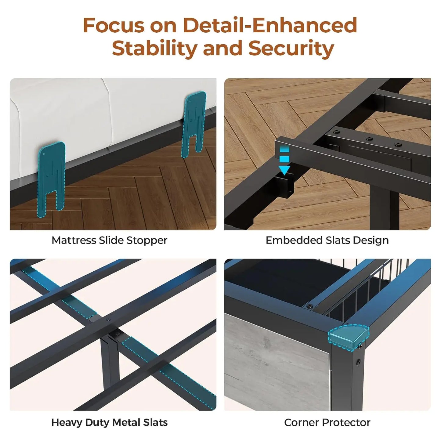 Corner Full Bed Frame