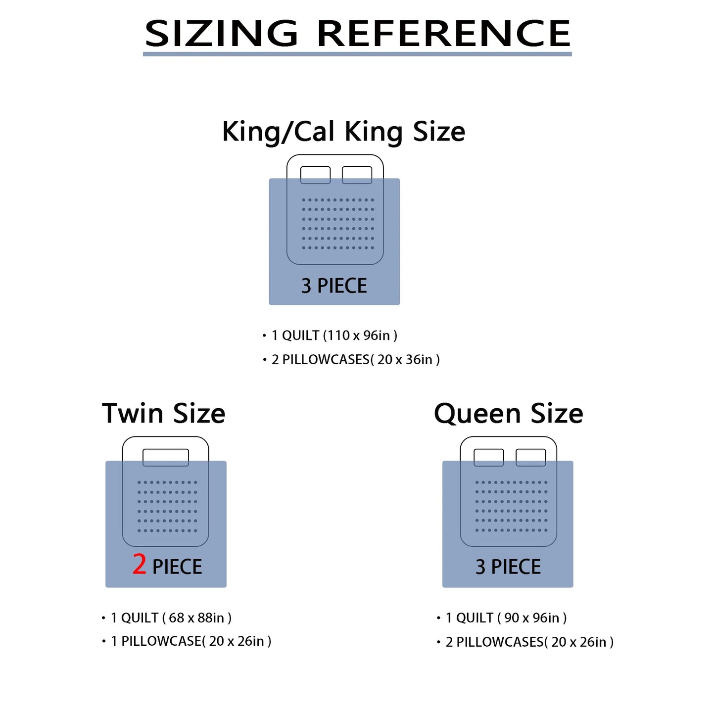 Durable Breathable Printed Quilt Set