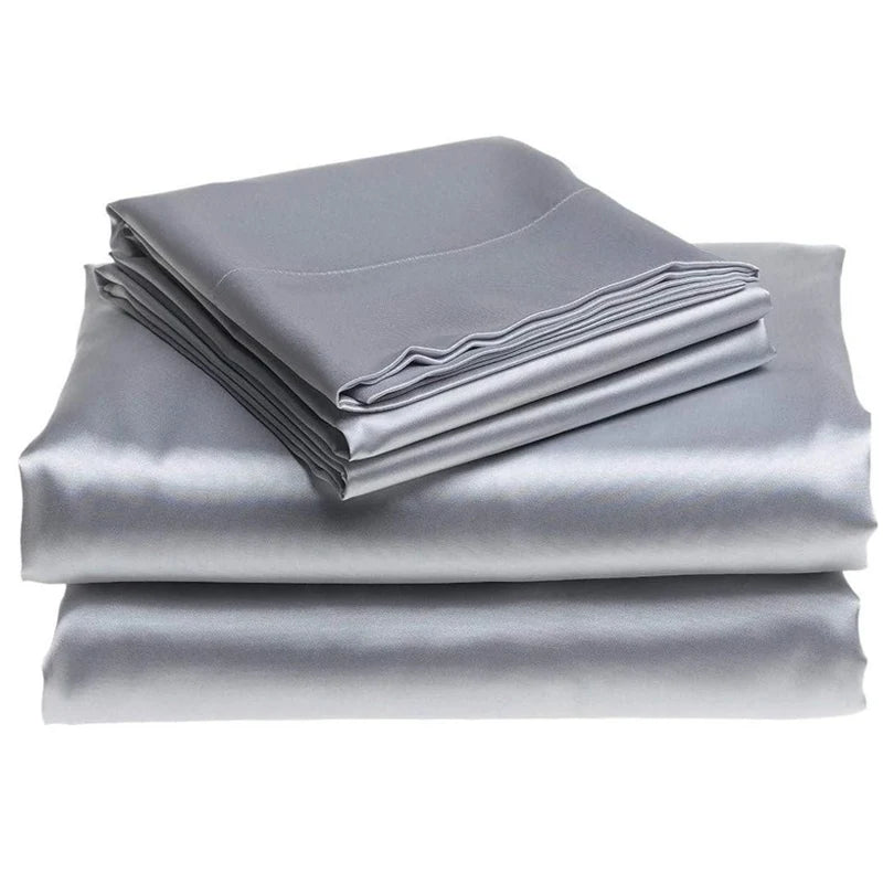 100% Mulberry Silk Bed Sheet Set