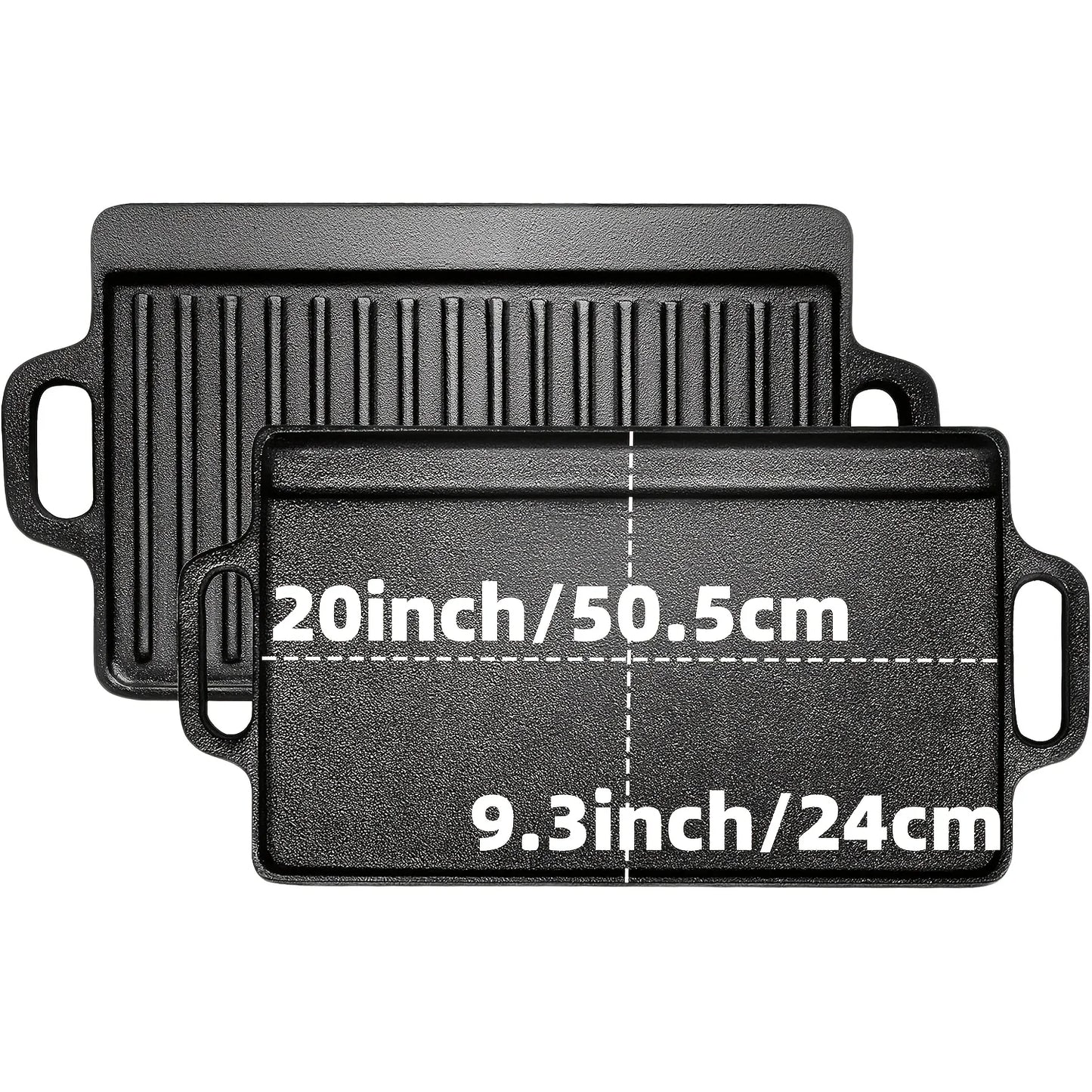 Heavy-Duty Cast Iron Skillet Set