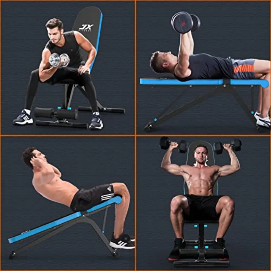Adjustable Weight Bench with Squat Rack