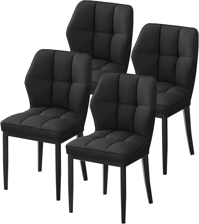 Mid Century Modern Upholstered Dinner Leather Chair