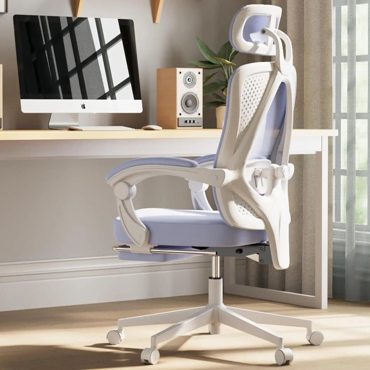 Ergonomic Office Chair with Lumbar Support and Headrest