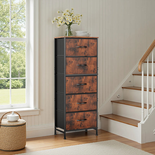 Nightstand Wardrobe Steel Frame Closet
