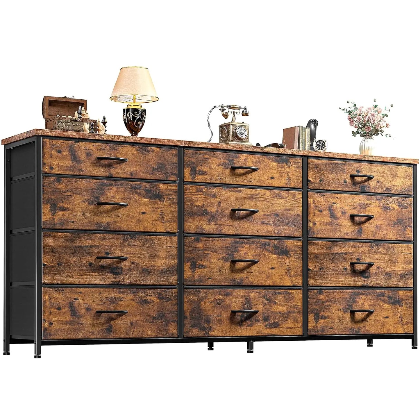 Dresser with Entertainment Center Up To 60" Inch TV