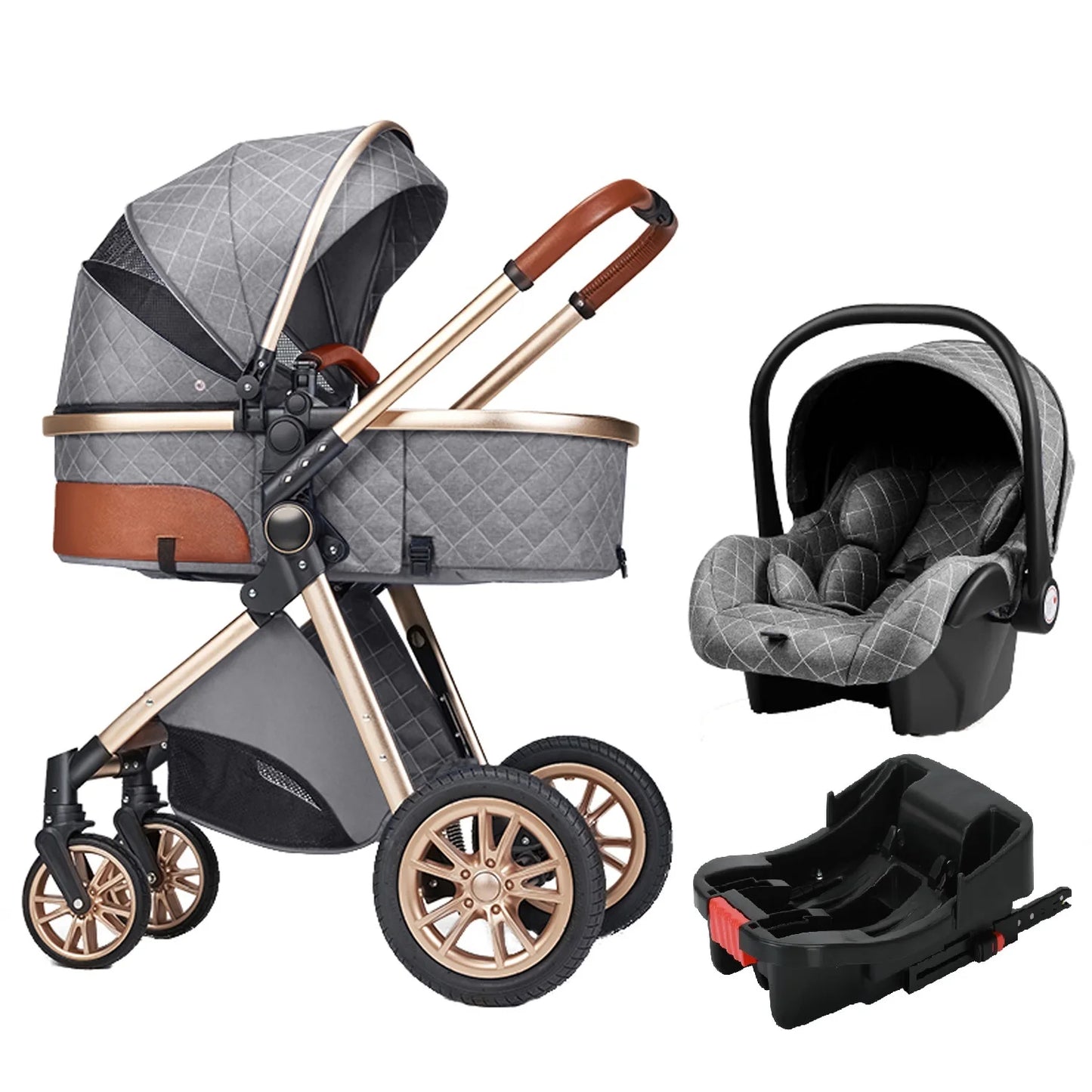 High Landscape 3 in 1 Baby Stroller