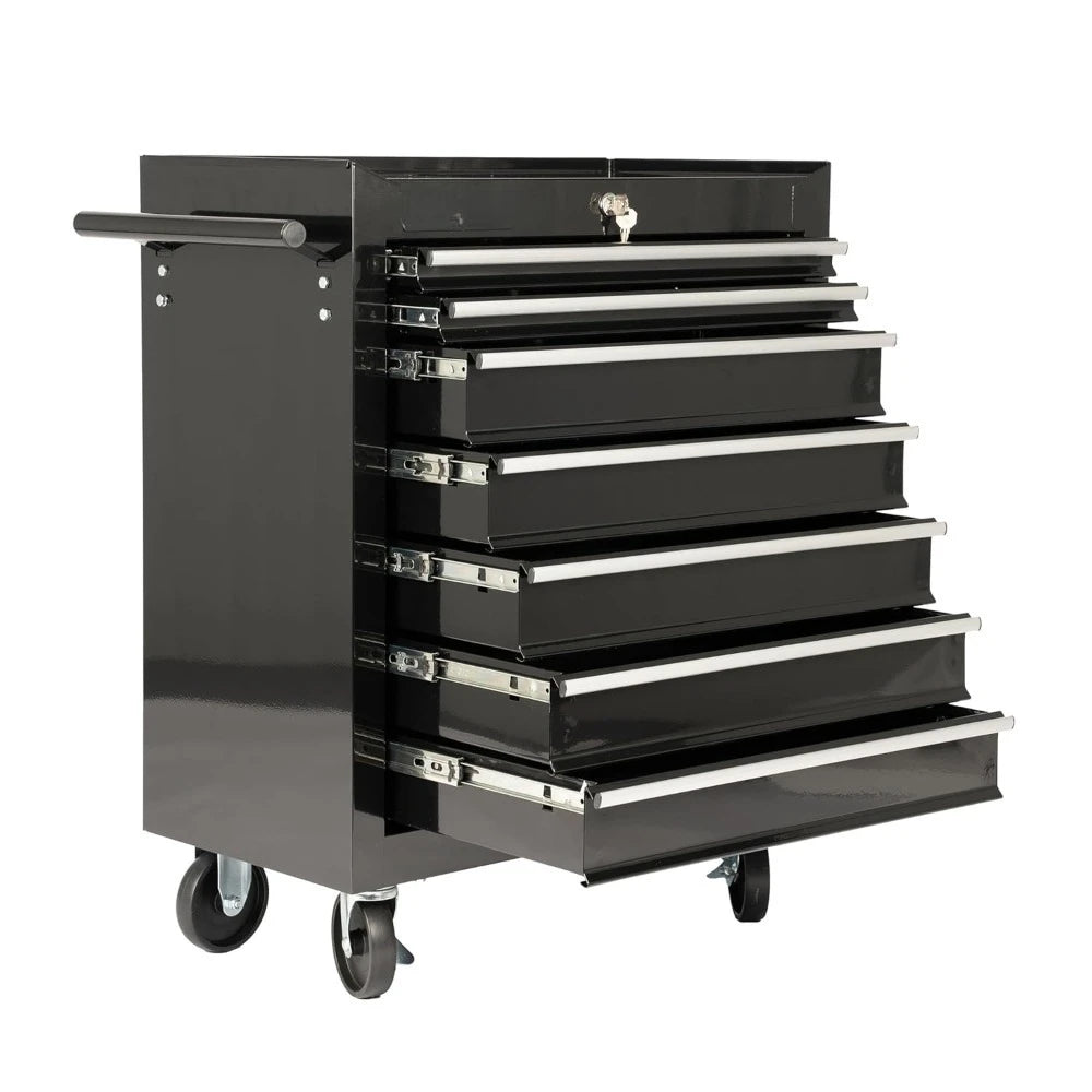 Heavy-Duty Rolling Tool Chest Cabinet Lock Mobile Cart